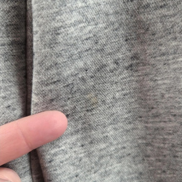 Hollister Hoodie Large Gray Full Zip California Logo Sweatshirt Fleece Y2K Style - Picture 5 of 10